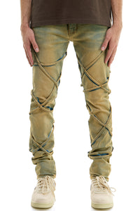 KND4618 T.Blue | KDNK Cool Tinted Blue Skinny Stretch Jeans