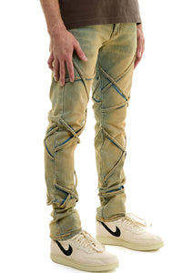 KND4618 T.Blue | KDNK Cool Tinted Blue Skinny Stretch Jeans
