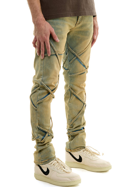 KND4618 T.Blue | KDNK Cool Tinted Blue Skinny Stretch Jeans
