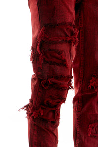 KND4651 Red | KDNK Saturated Red Skinny Stretch Jeans