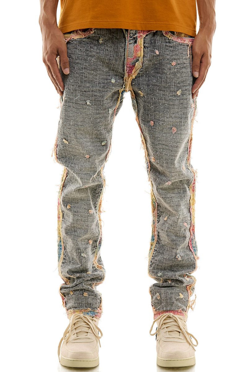 KND4668 Grey | KDNK Ankle Zip Skinny Stretch Jeans