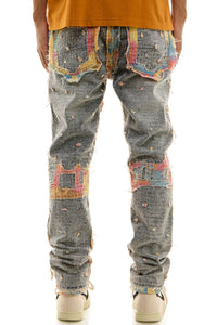 KND4668 Grey | KDNK Ankle Zip Skinny Stretch Jeans