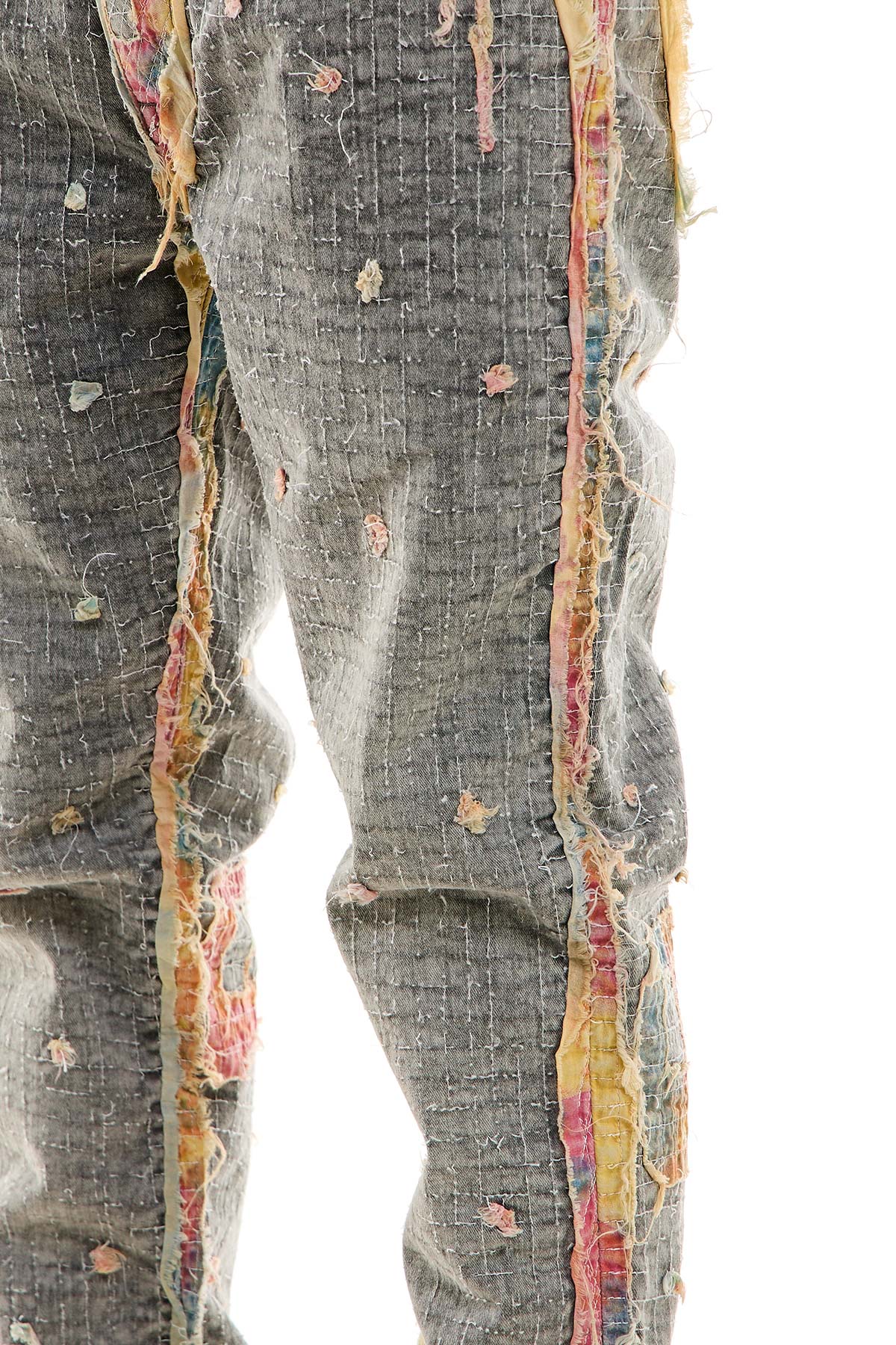 KND4668 Grey | KDNK Ankle Zip Skinny Stretch Jeans
