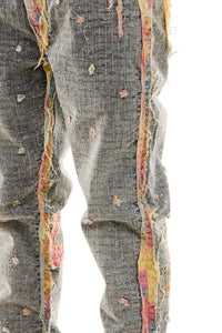 KND4668 Grey | KDNK Ankle Zip Skinny Stretch Jeans