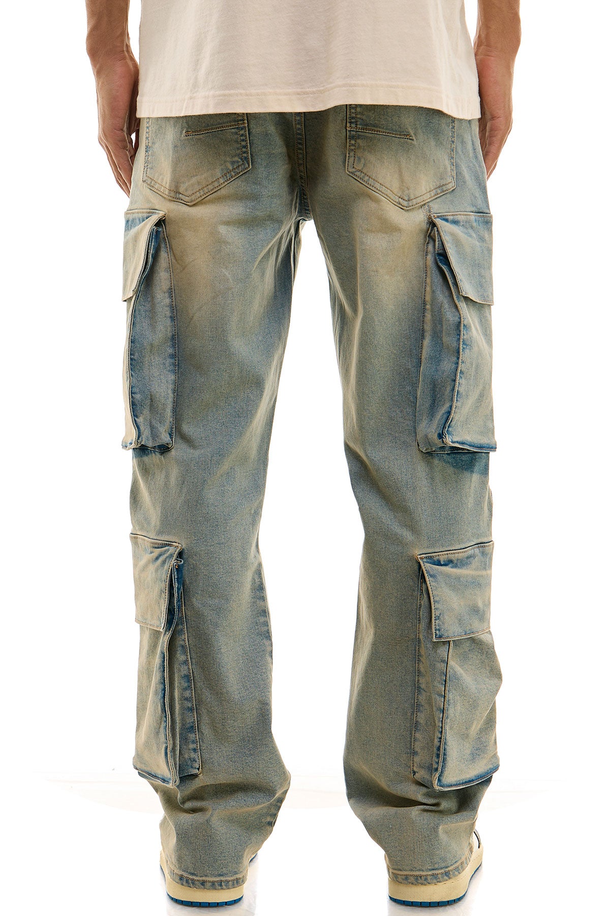 KND4705 Blue | KDNK Double Cargo Jeans