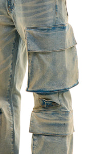 KND4705 Blue | KDNK Double Cargo Jeans