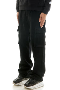 KND4803 Jet Black | KDNK Cargo Jeans