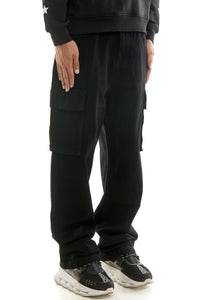 KND4803 Jet Black | KDNK Cargo Jeans