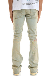 KND4838 Blue | KDNK Rip & Repair Distressed Skinny Jeans