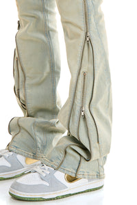 KND4847 Blue | KDNK Double Zipper Jeans