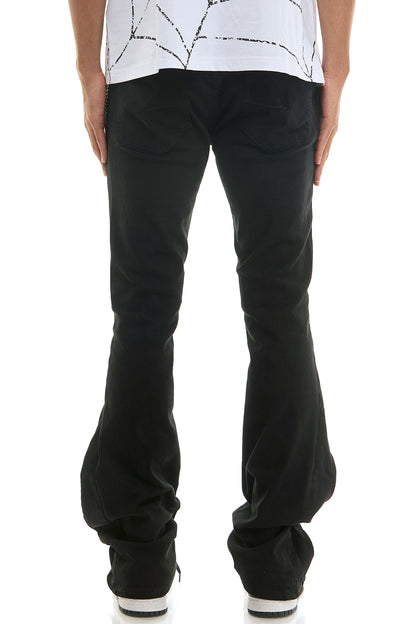 KND4847 Jet Black | KDNK Double Zipper Jeans