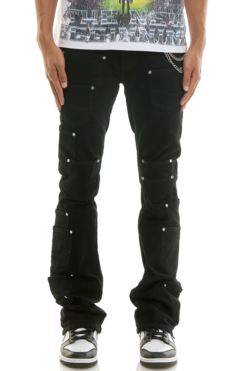 KND4899 Jet Black | KDNK Pocket Jeans