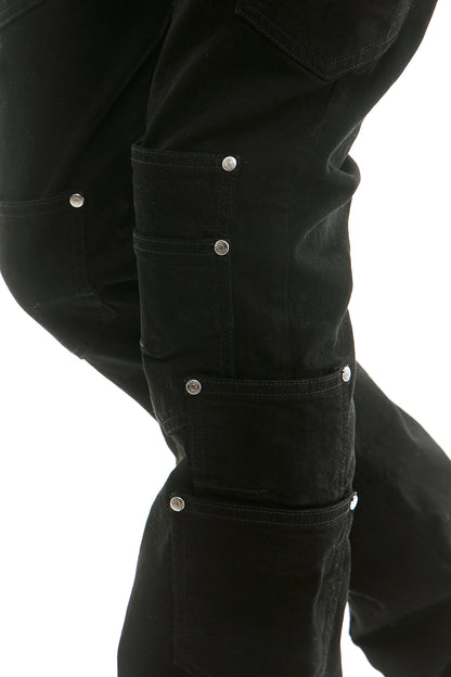KND4899 Jet Black | KDNK Pocket Jeans