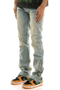 KND4937 Blue | KDNK Chain Stud Jeans