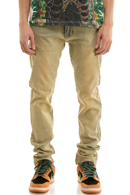 KND4949 T.M.Blue | KDNK Multi-Rhinestone Jeans