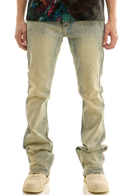 KND4950 Blue | KDNK Multi-Rhinestone Jeans