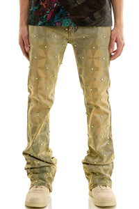 KND4953 T.M.Blue | KDNK Pearl Rhinestone Jeans