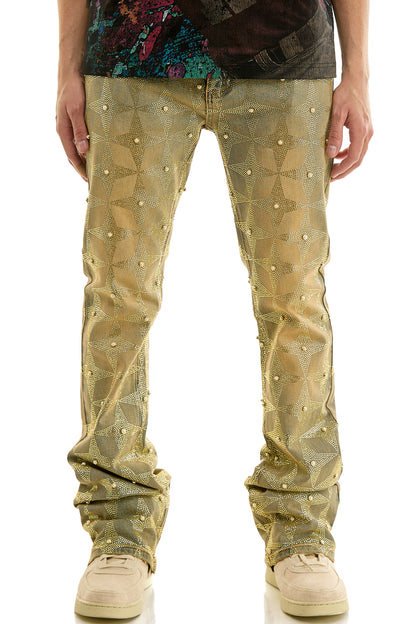 KND4953 T.M.Blue | KDNK Pearl Rhinestone Jeans
