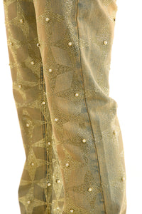 KND4953 T.M.Blue | KDNK Pearl Rhinestone Jeans