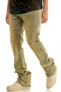 KND4953 T.M.Blue | KDNK Pearl Rhinestone Jeans