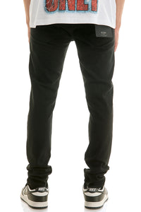 KND4957 Jet Black | KDNK Cross Rhinestone Jeans