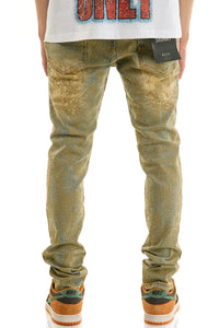 KND4960 T.M.Blue | KDNK Skeleton Rhinestone Jeans