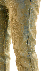 KND4960 T.M.Blue | KDNK Skeleton Rhinestone Jeans