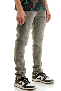 KND4962 Grey | KDNK Embossed Jeans