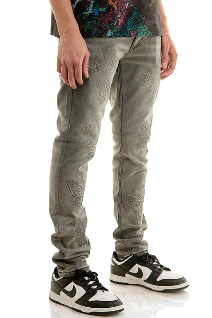 KND4962 Grey | KDNK Embossed Jeans