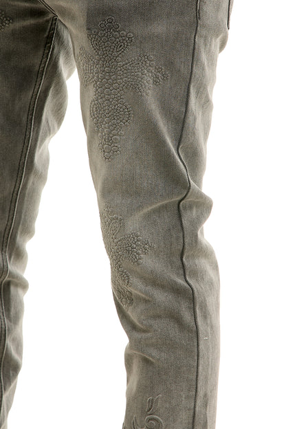 KND4962 Grey | KDNK Embossed Jeans
