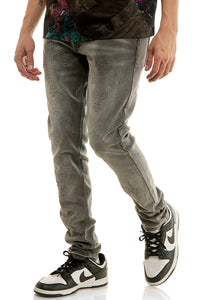 KND4962 Grey | KDNK Embossed Jeans