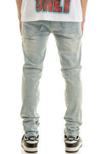 KND4963 Blue | KDNK Rhinestone Frame Jeans