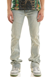 KND4967 Lt.Blue | KDNK Rhinestone Jeans