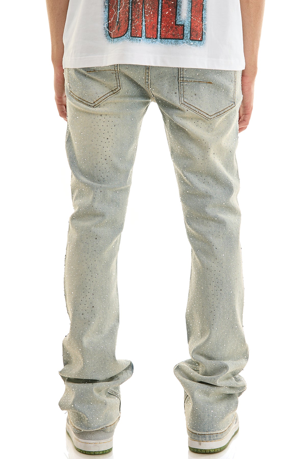 KND4967 Lt.Blue | KDNK Rhinestone Jeans