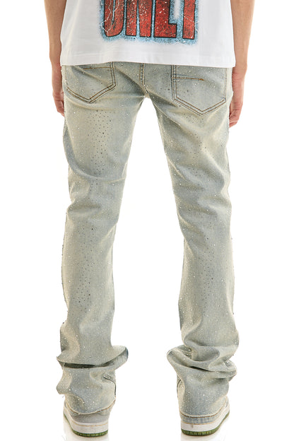 KND4967 Lt.Blue | KDNK Rhinestone Jeans