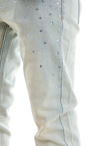KND4974 Lt.Blue | KDNK Patterned Studs Jeans