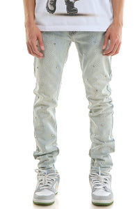 KND4976 Lt.Blue | KDNK Rhinestone Jeans