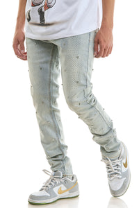 KND4976 Lt.Blue | KDNK Rhinestone Jeans