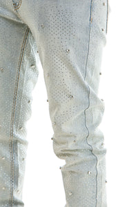 KND4976 Lt.Blue | KDNK Rhinestone Jeans