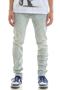 KND4977 Lt.Blue | KDNK Rhinestone Jeans