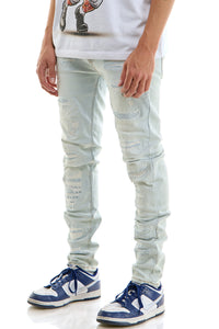 KND4985 Lt.Blue | KDNK Rip & Repair Jeans