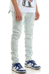 KND4985 Lt.Blue | KDNK Rip & Repair Jeans