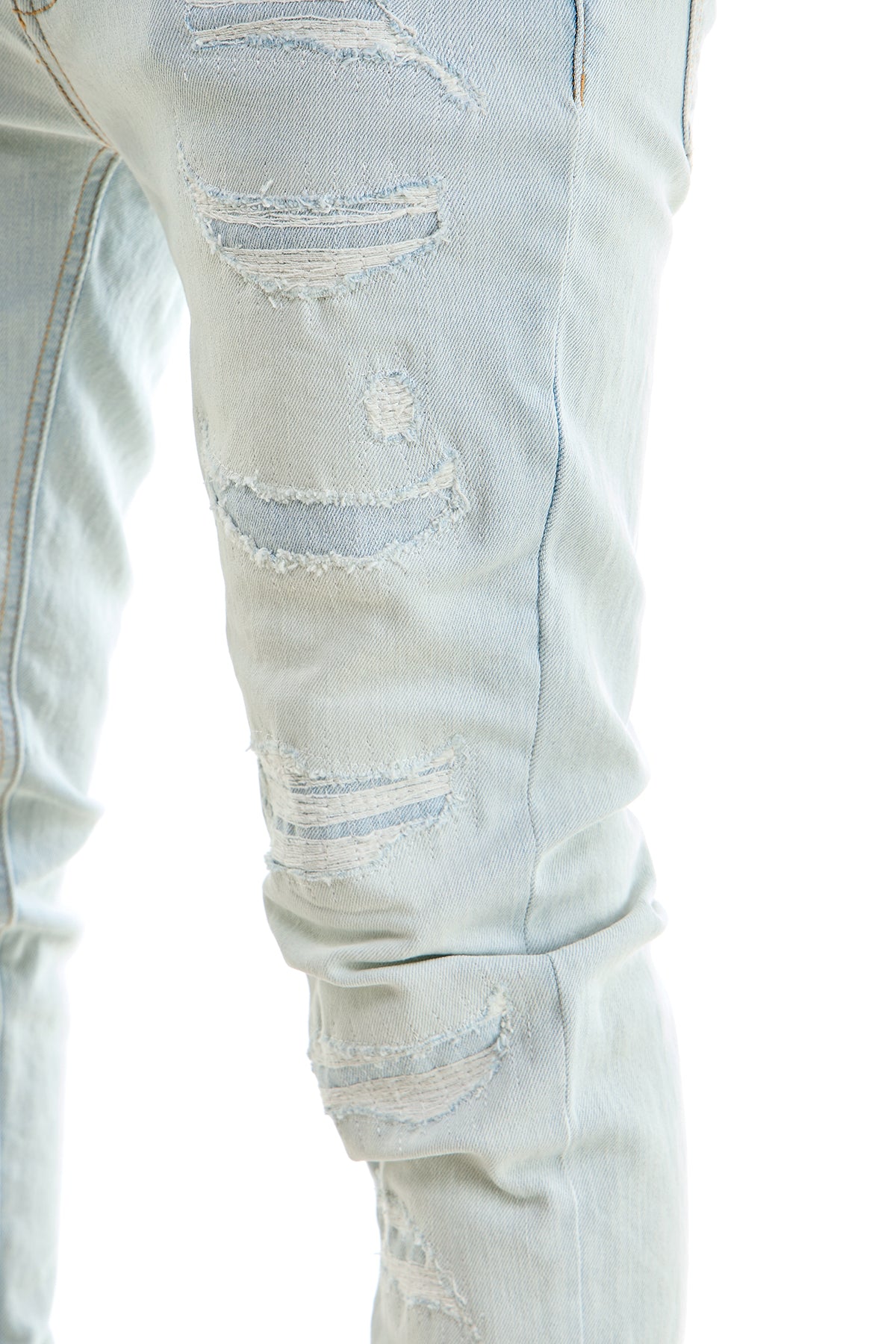 KND4985 Lt.Blue | KDNK Rip & Repair Jeans