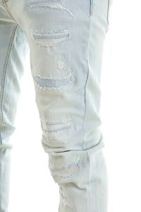 KND4985 Lt.Blue | KDNK Rip & Repair Jeans