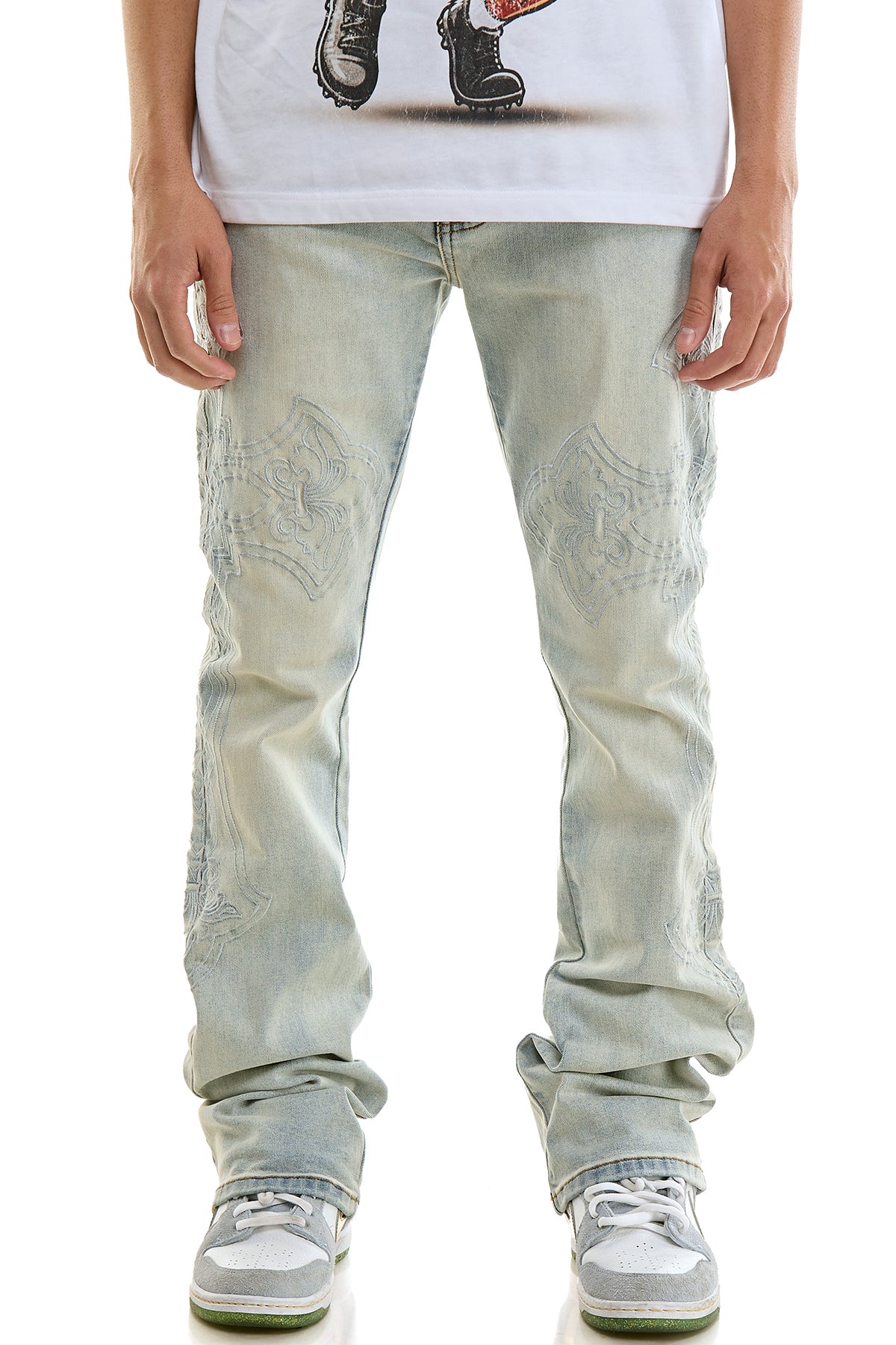 KND4992 Lt.Blue | KDNK Embroidery Jeans