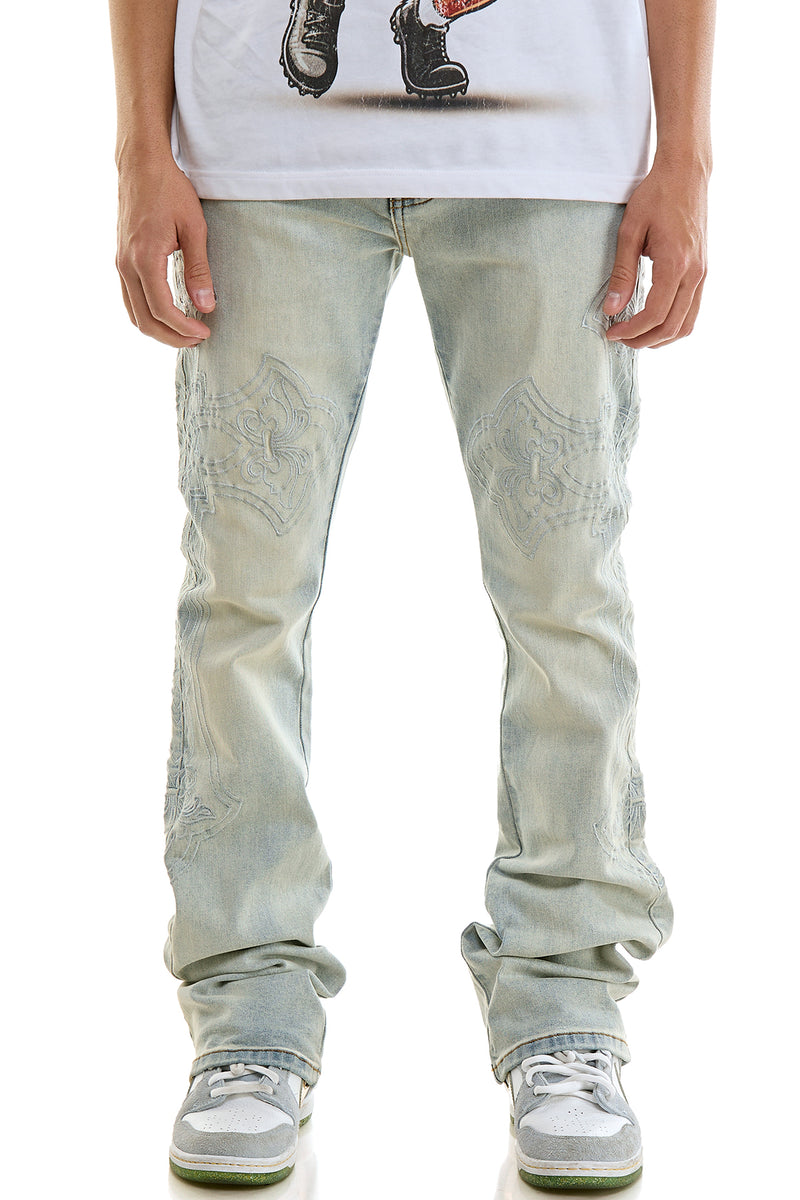 KND4992 Lt.Blue | KDNK Embroidery Jeans