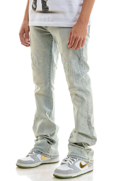 KND4992 Lt.Blue | KDNK Embroidery Jeans