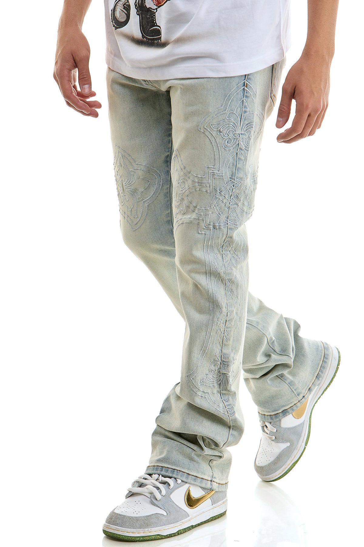 KND4992 Lt.Blue | KDNK Embroidery Jeans