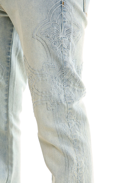 KND4992 Lt.Blue | KDNK Embroidery Jeans