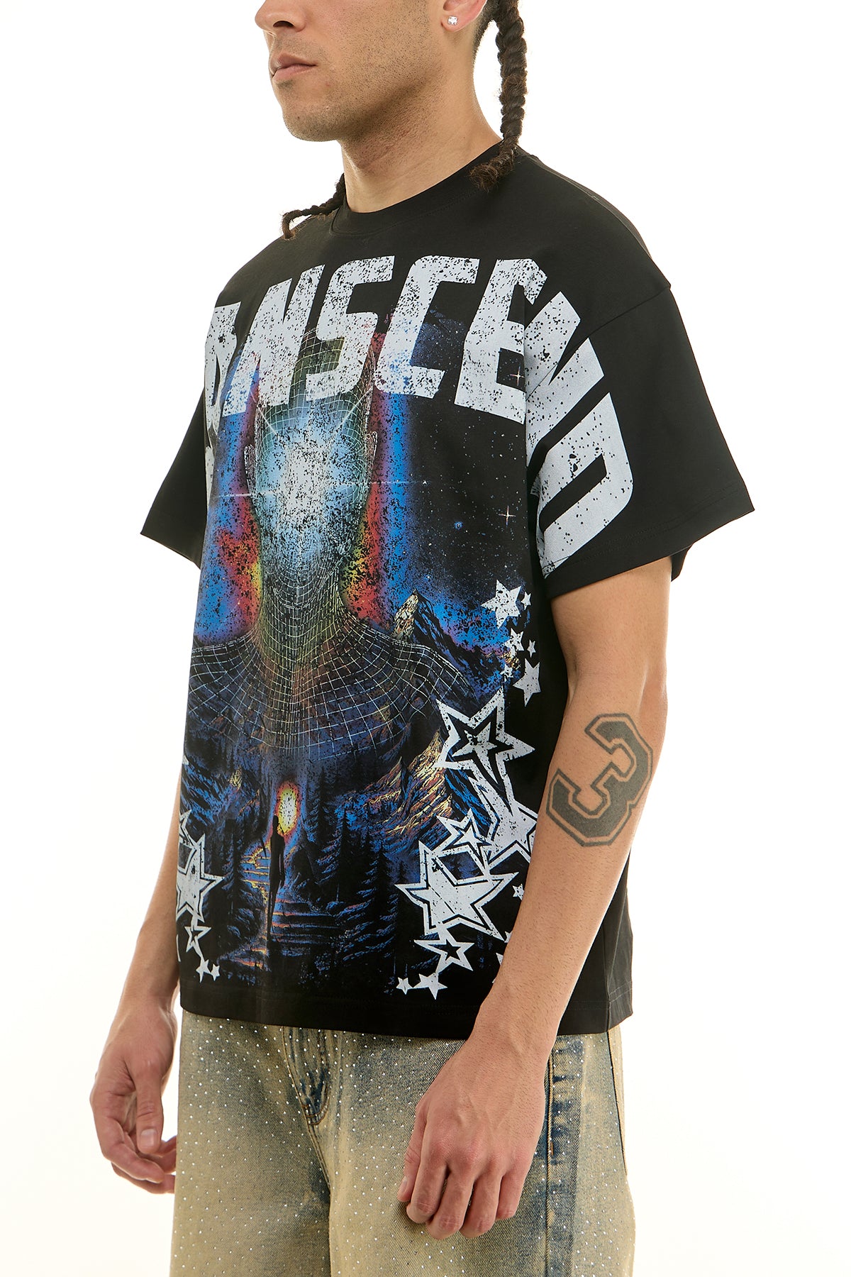 KNT089 Black | KDNK Transcend Graphic Tee